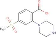 4-(Methylsulfonyl)-2-piperazinobenzoic acid