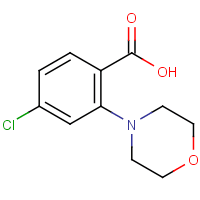4-Chloro-2-morpholinobenzoic acid