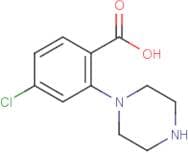 4-Chloro-2-piperazinobenzoic acid