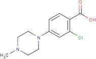 2-Chloro-4-(4-methyl-1-piperazinyl)benzoic acid
