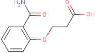 3-(2-Carbamoylphenoxy)propionic acid