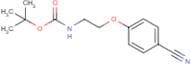 4-(Boc-aminoethyloxy)benzonitrile