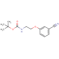 3-(Boc-aminoethyloxy)benzonitrile