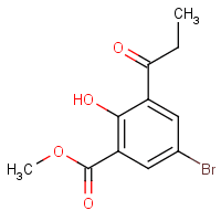 Methyl 5-Bromo-2-hydroxy-3-propionylbenzoate