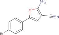 2-Amino-5-(4-bromophenyl)furan-3-carbonitrile