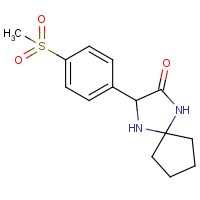 3-[4-(Methylsulfonyl)phenyl]-1,4-diazaspiro[4.4]nonan-2-one