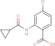4-Chloro-2-[(cyclopropylcarbonyl)amino]benzoic acid
