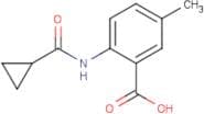 2-[(Cyclopropylcarbonyl)amino]-5-methylbenzoic acid