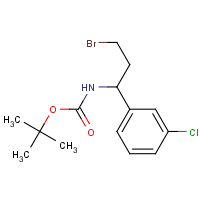 1-(Boc-amino)-3-bromo-1-(3-chlorophenyl)propane