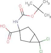3-(Boc-amino)-6,6-dichlorobicyclo[3.1.0]hexane-3-carboxylic acid