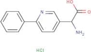 2-Amino-2-(6-phenyl-3-pyridyl)acetic acid hydrochloride