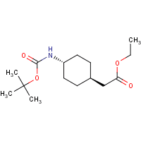Ethyl trans-2-[4-(Boc-amino)cyclohexyl]acetate