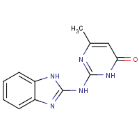 2-(2-Benzimidazolylamino)-6-methylpyrimidin-4(3H)-one