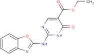 Ethyl 2-(2-Benzoxazolylamino)-6-oxo-1,6-dihydropyrimidine-5-carboxylate