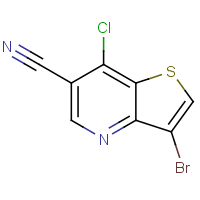 3-Bromo-7-chlorothieno[3,2-b]pyridine-6-carbonitrile