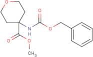 Methyl 4-(Cbz-amino)tetrahydropyran-4-carboxylate