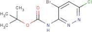 3-(Boc-amino)-4-bromo-6-chloropyridazine