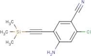 4-Amino-2-chloro-5-[(trimethylsilyl)ethynyl]benzonitrile