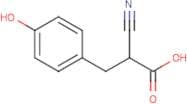 2-Cyano-3-(4-hydroxyphenyl)propanoic acid