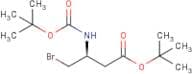 tert-Butyl (S)-3-(Boc-amino)-4-bromobutanoate