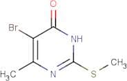 5-Bromo-6-methyl-2-(methylthio)pyrimidin-4(3H)-one