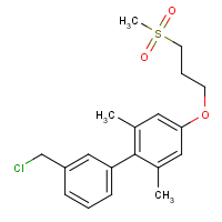 3'-(Chloromethyl)-2,6-dimethyl-4-[3-(methylsulfonyl)propoxy]biphenyl