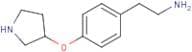 2-[4-(Pyrrolidin-3-yloxy)phenyl]ethylamine