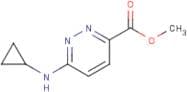 Methyl 6-(Cyclopropylamino)pyridazine-3-carboxylate