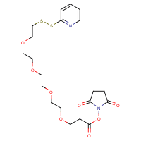 15-(2-pyridyldithio)-4,7,10,13-tetraoxapentadecanoic acid N-hydroxysuccinimide ester