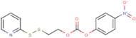 4-nitrophenyl 2-(pyridin-2-yldisulfanyl)ethyl carbonate