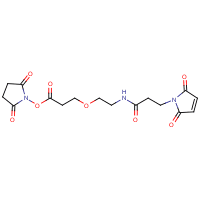 2,5-dioxopyrrolidin-1-yl 3-(2-(3-(2,5-dioxo-2,5-dihydro-1H-pyrrol-1-yl)propanamido)ethoxy)propanoa…