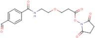 2,5-dioxopyrrolidin-1-yl 3-(2-(4-formylbenzamido)ethoxy)propanoate