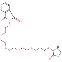 2,5-dioxopyrrolidin-1-yl 1-(1,3-dioxoisoindolin-2-yloxy)-3,6,9,12-tetraoxapentadecan-15-oate