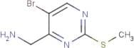 4-(Aminomethyl)-5-bromo-2-(methylthio)pyrimidine