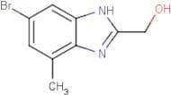 6-Bromo-2-(hydroxymethyl)-4-methylbenzimidazole