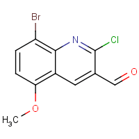 8-Bromo-2-chloro-5-methoxyquinoline-3-carbaldehyde