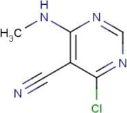 4-Chloro-6-(methylamino)pyrimidine-5-carbonitrile