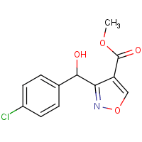 Methyl 3-[(4-Chlorophenyl)(hydroxy)methyl]isoxazole-4-carboxylate