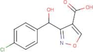 3-[(4-Chlorophenyl)(hydroxy)methyl]isoxazole-4-carboxylic acid
