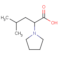 4-Methyl-2-(1-pyrrolidinyl)pentanoic acid