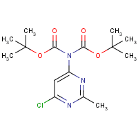 6-[Bis(Boc)amino]-4-chloro-2-methylpyrimidine