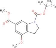 Methyl 1-(tert-butoxycarbonyl)-4-methoxyindoline-6-carboxylate