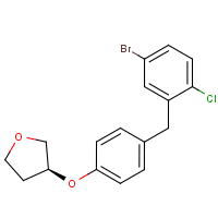 (S)-3-[4-(5-Bromo-2-chlorobenzyl)phenoxy]tetrahydrofuran