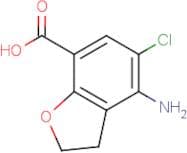4-Amino-5-chloro-2,3-dihydrobenzofuran-7-carboxylic acid