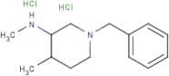 1-Benzyl-4-methyl-3-(methylamino)piperidine dihydrochloride