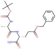Benzyl (4R)-5-amino-4-[[(2S)-2-[(2-methylpropan-2-yl)oxycarbonylamino]propanoyl]amino]-5-oxopentan…