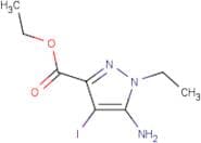 Ethyl 5-amino-1-ethyl-4-iodo-pyrazole-3-carboxylate