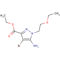 Ethyl 5-amino-4-bromo-1-(2-ethoxyethyl)pyrazole-3-carboxylate