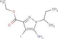 Ethyl 5-amino-4-iodo-1-sec-butyl-pyrazole-3-carboxylate