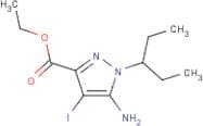 Ethyl 5-amino-1-(1-ethylpropyl)-4-iodo-pyrazole-3-carboxylate